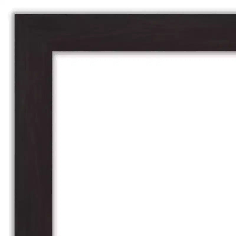 Miroir de salle de bain carré en bois style « Craftsman » de 31 po x 31 po – Blanc, mural