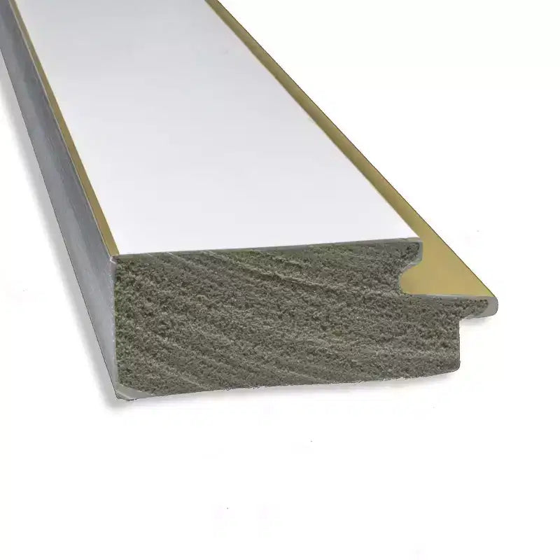 Miroir mural carré de salle de bain 31" x 31" – Cadre en polystyrène marron grain de café