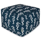 Majestic Home Goods,Ottoman Pouf Sea Horse
