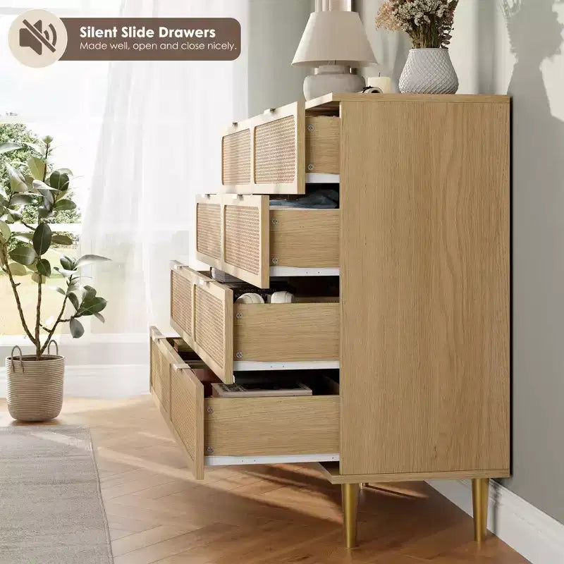 Armoire de chambre haute, idéale pour les tiroirs de grande capacité dans les penderies, avec une surface supérieure. Convient aux salons, aux couloirs