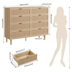 Armoire de chambre haute, idéale pour les tiroirs de grande capacité dans les penderies, avec une surface supérieure. Convient aux salons, aux couloirs