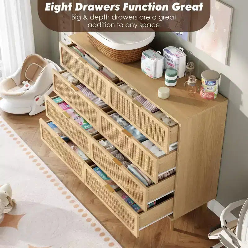 Armoire de chambre haute, idéale pour les tiroirs de grande capacité dans les penderies, avec une surface supérieure. Convient aux salons, aux couloirs