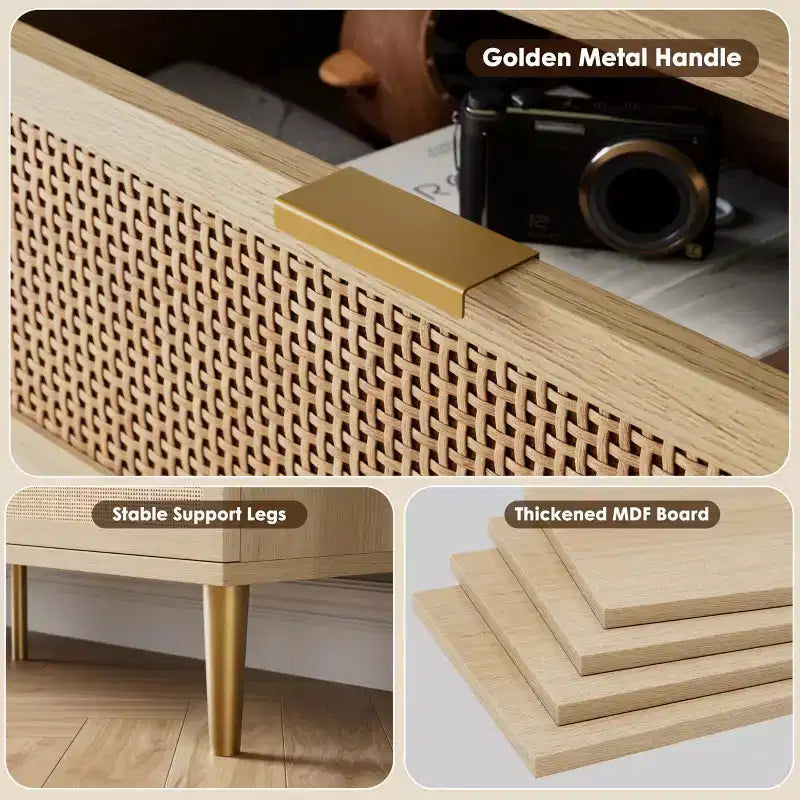 Armoire de chambre haute, idéale pour les tiroirs de grande capacité dans les penderies, avec une surface supérieure. Convient aux salons, aux couloirs