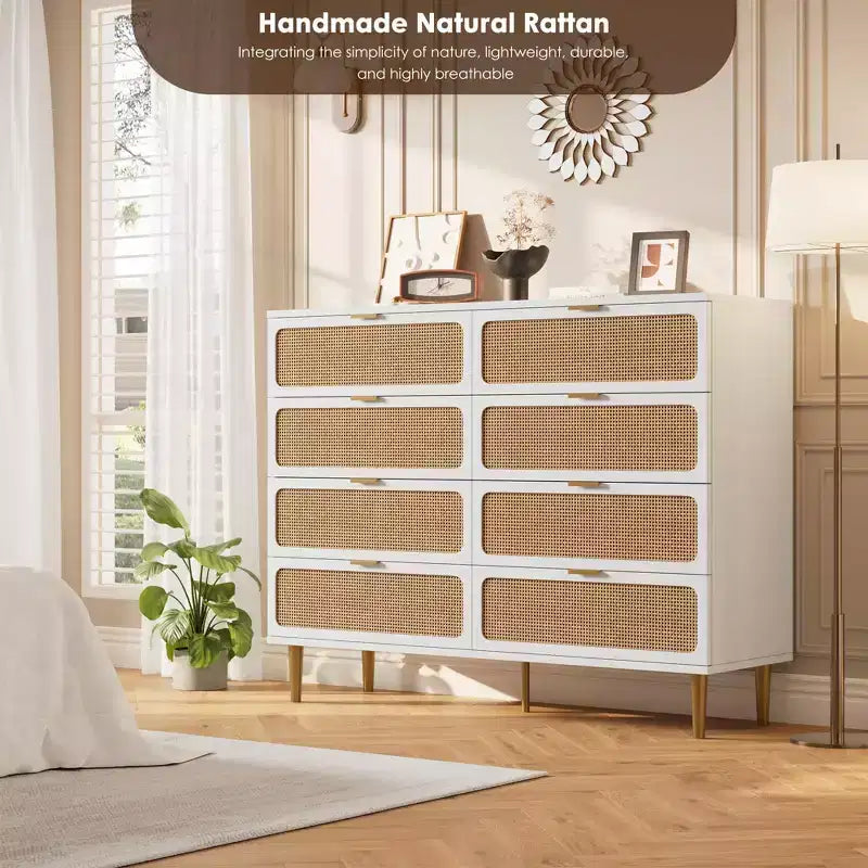 Armoire de chambre haute, idéale pour les tiroirs de grande capacité dans les penderies, avec une surface supérieure. Convient aux salons, aux couloirs