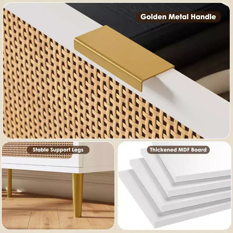Armoire de chambre haute, idéale pour les tiroirs de grande capacité dans les penderies, avec une surface supérieure. Convient aux salons, aux couloirs
