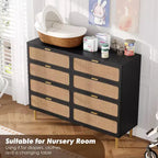 Armoire de chambre haute, idéale pour les tiroirs de grande capacité dans les penderies, avec une surface supérieure. Convient aux salons, aux couloirs