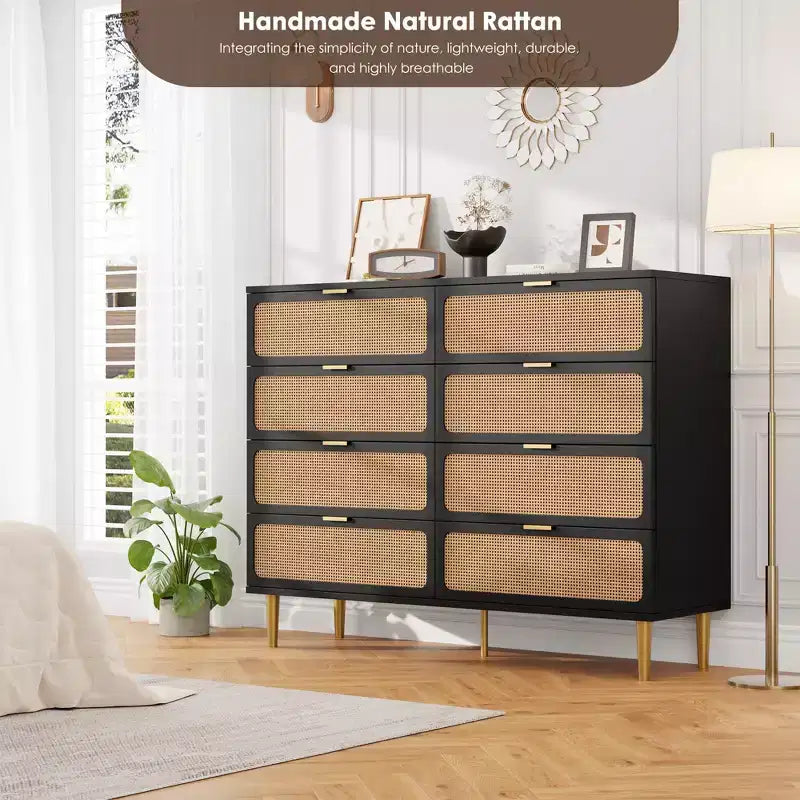 Armoire de chambre haute, idéale pour les tiroirs de grande capacité dans les penderies, avec une surface supérieure. Convient aux salons, aux couloirs