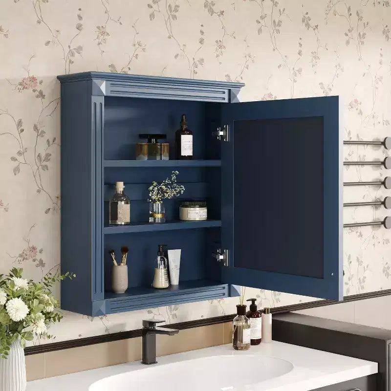Armoire de toilette rectangulaire de 61 cm (24 po) de largeur x 68,6 cm (27 po) de hauteur, à montage en surface, avec miroir