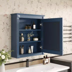 Armoire de toilette rectangulaire de 61 cm (24 po) de largeur x 68,6 cm (27 po) de hauteur, à montage en surface, avec miroir