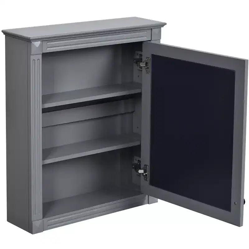 Armoire de toilette rectangulaire de 61 cm (24 po) de largeur x 68,6 cm (27 po) de hauteur, à montage en surface, avec miroir