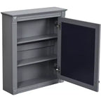 Armoire de toilette rectangulaire de 61 cm (24 po) de largeur x 68,6 cm (27 po) de hauteur, à montage en surface, avec miroir