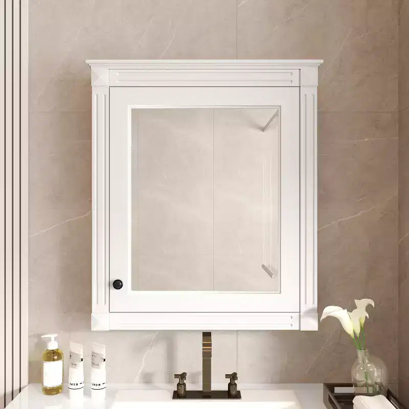 Armoire de toilette rectangulaire de 61 cm (24 po) de largeur x 68,6 cm (27 po) de hauteur, à montage en surface, avec miroir