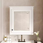Armoire de toilette rectangulaire de 61 cm (24 po) de largeur x 68,6 cm (27 po) de hauteur, à montage en surface, avec miroir