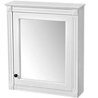 Armoire de toilette rectangulaire de 61 cm (24 po) de largeur x 68,6 cm (27 po) de hauteur, à montage en surface, avec miroir