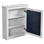 Armoire de toilette rectangulaire de 61 cm (24 po) de largeur x 68,6 cm (27 po) de hauteur, à montage en surface, avec miroir