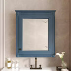 Armoire de toilette rectangulaire de 61 cm (24 po) de largeur x 68,6 cm (27 po) de hauteur, à montage en surface, avec miroir