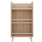 Étagère à livres pour enfants à 3 niveaux 94 cm/117 cm H – Organisateur de rangement de jouets pour tout-petits avec pieds en bois