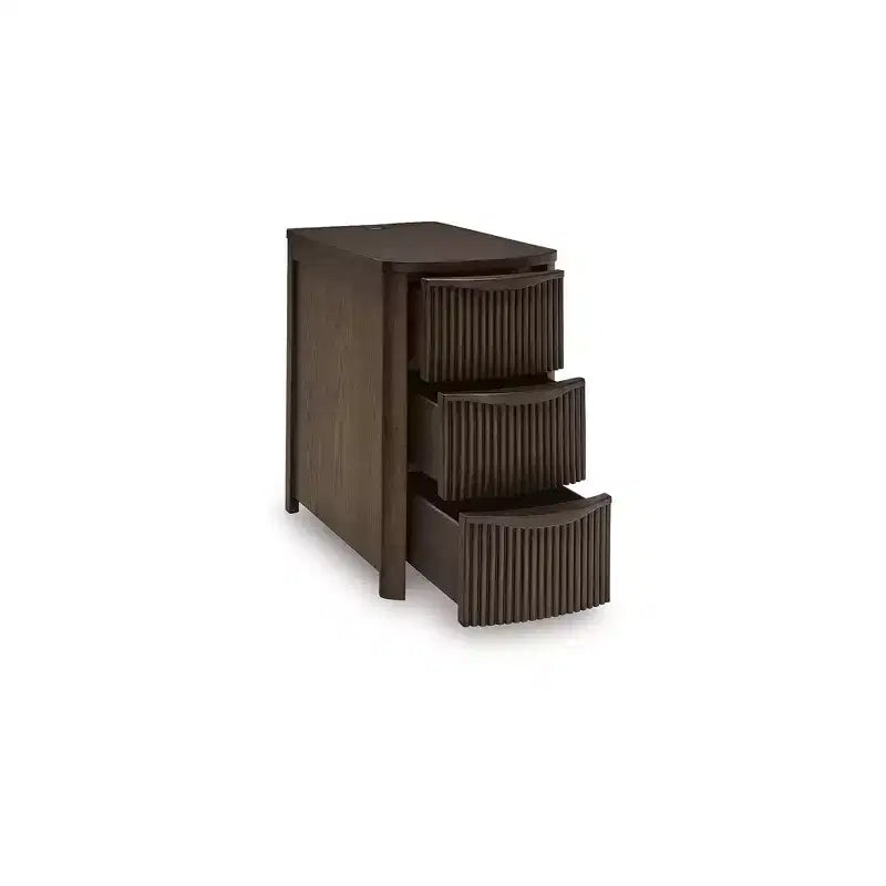 Table d'appoint en bois dur – Table d'appoint en composite de bois