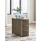 Table d'appoint en bois dur – Table d'appoint en composite de bois