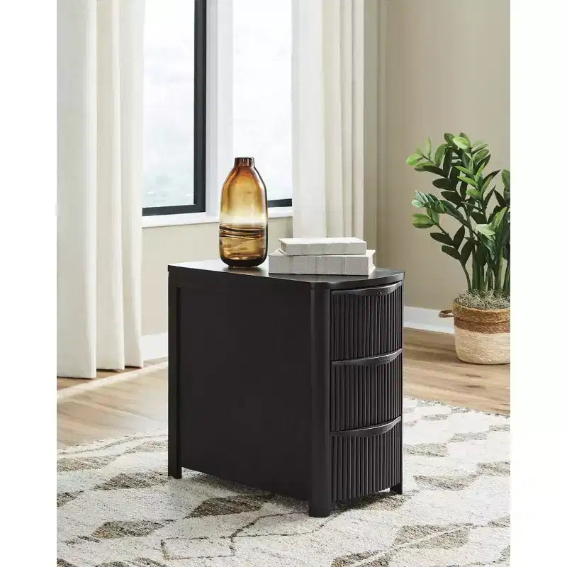 Table d'appoint en bois dur – Table d'appoint en composite de bois
