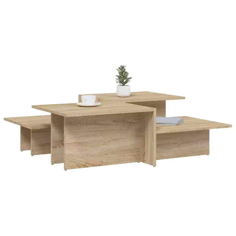 Table d'appoint de canapé de salon en MDF – Table basse d'appoint en bois d'ingénierie