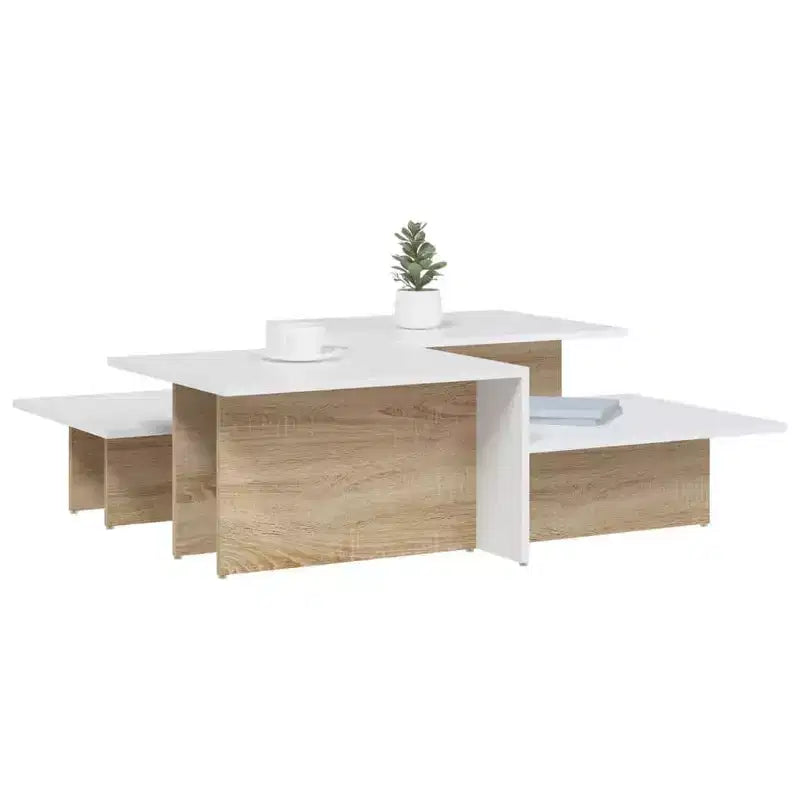 Table d'appoint de canapé de salon en MDF – Table basse d'appoint en bois d'ingénierie