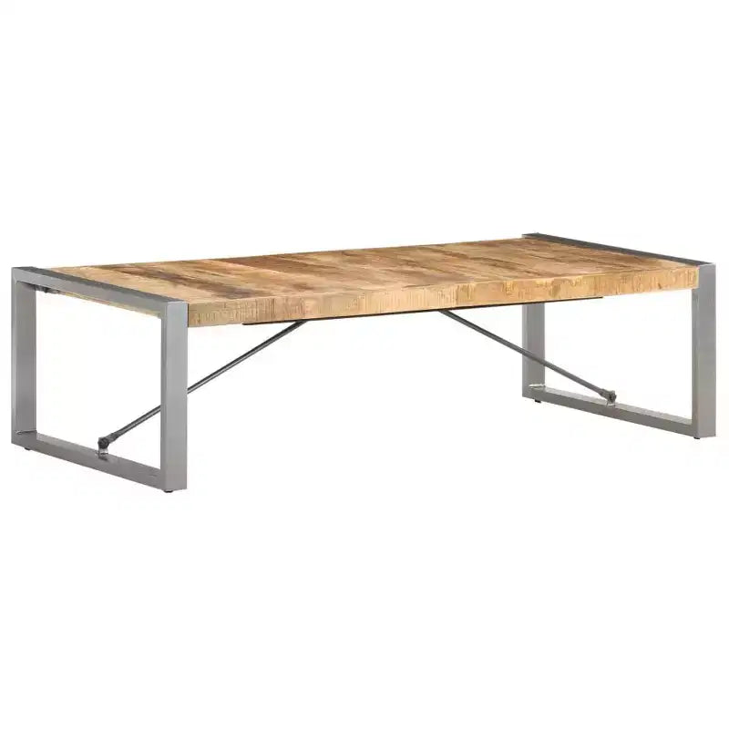 Table basse d'appoint en bois de manguier – Table de canapé et table d'appoint pour le salon