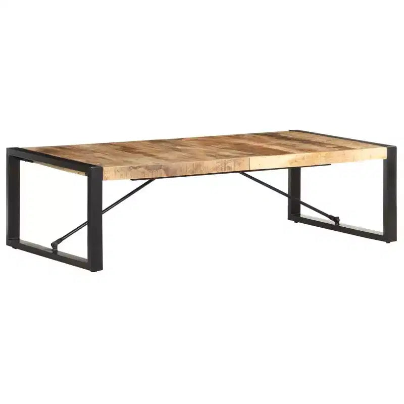 Table basse d'appoint en bois de manguier – Table de canapé et table d'appoint pour le salon