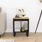 Table basse en bois d'acacia massif – Console et table d'appoint marron