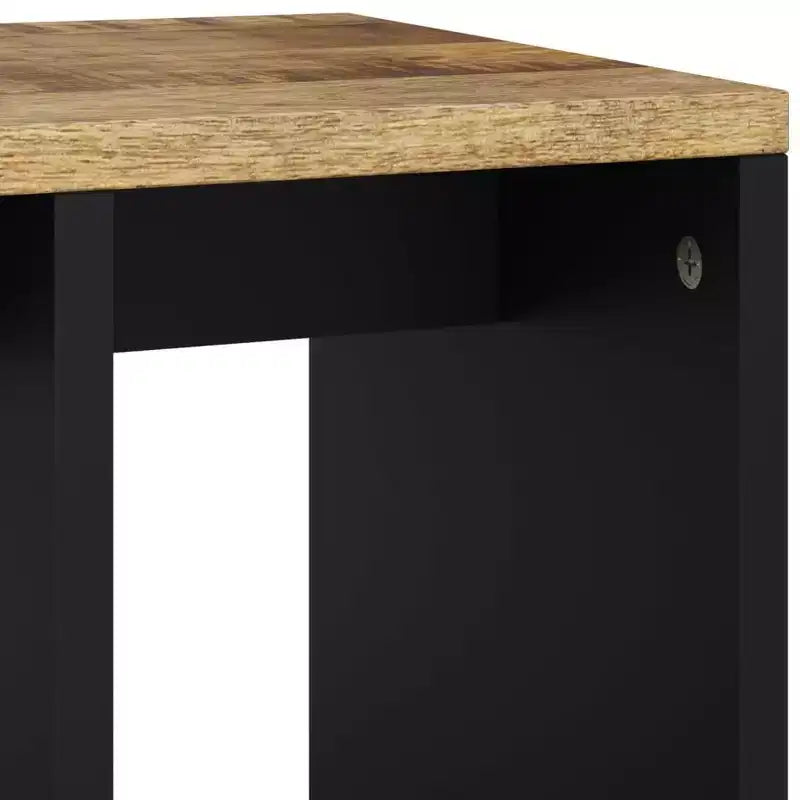 Table basse en bois d'acacia massif – Console et table d'appoint marron