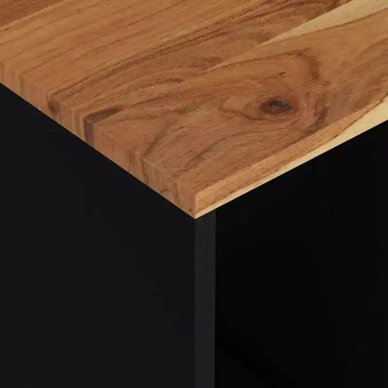 Table basse en bois d'acacia massif – Console et table d'appoint marron