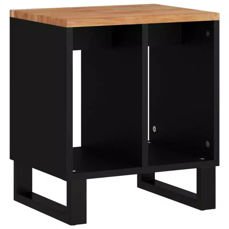 Table basse en bois d'acacia massif – Console et table d'appoint marron