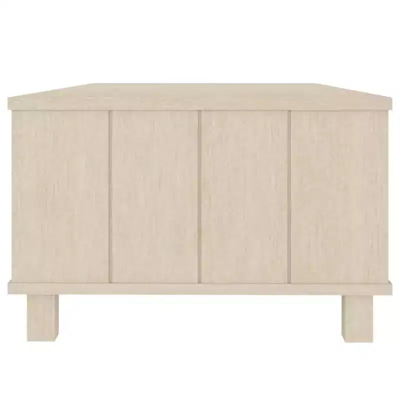 Table basse en pin massif 100 x 55 cm – Finition brun miel