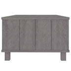 Table basse en pin massif 100 x 55 cm – Finition brun miel