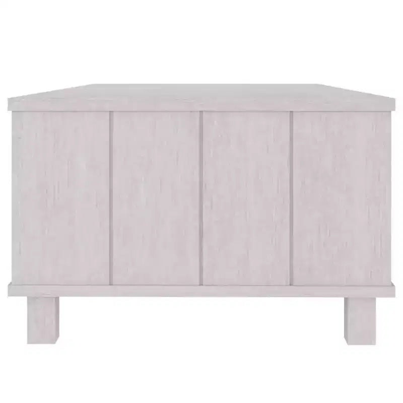 Table basse en pin massif 100 x 55 cm – Finition brun miel