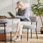 Canapé sectionnel modulaire incurvé Cloud de 284 cm avec 4 coussins – Velours côtelé, Blanc