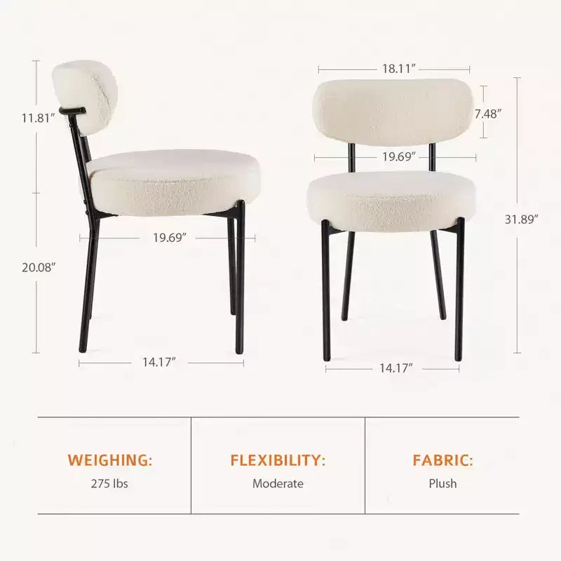 Canapé sectionnel modulaire incurvé Cloud de 284 cm avec 4 coussins – Velours côtelé, Blanc