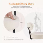 Canapé sectionnel modulaire incurvé Cloud de 284 cm avec 4 coussins – Velours côtelé, Blanc