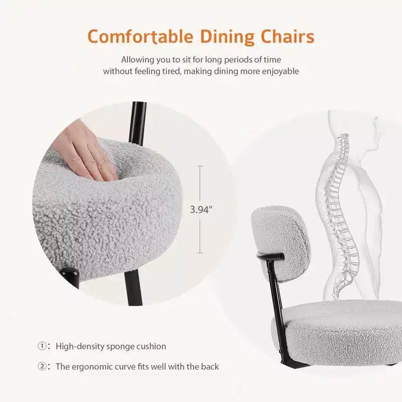 Canapé sectionnel modulaire incurvé Cloud de 284 cm avec 4 coussins – Velours côtelé, Blanc