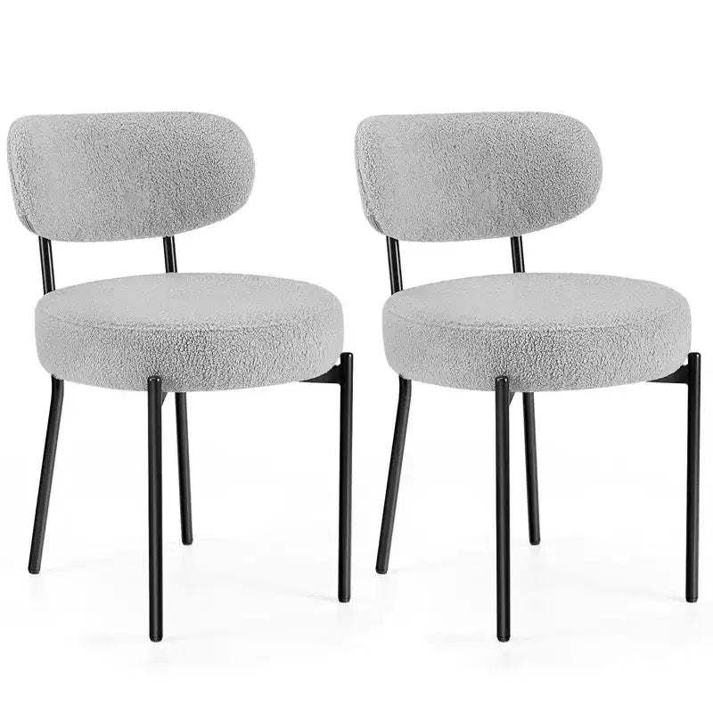 Canapé sectionnel modulaire incurvé Cloud de 284 cm avec 4 coussins – Velours côtelé, Blanc