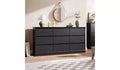 9 Drawer Dressers,Chest of Drawers with Deep Drawers,Large Double Dresser for Closet with Wide Top,Tall Wooden Dresser for Living Room, Bedroom