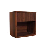 Table de chevet moderne du milieu du siècle avec tiroir – Table de nuit en MDF pour chambre à coucher