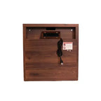 Table de chevet moderne du milieu du siècle avec tiroir – Table de nuit en MDF pour chambre à coucher