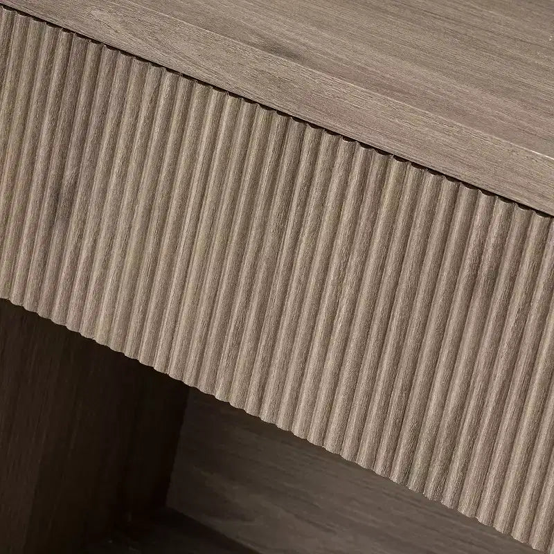Table de chevet moderne du milieu du siècle avec tiroir – Table de nuit en MDF pour chambre à coucher
