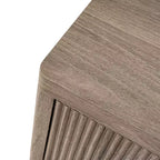 Table de chevet moderne du milieu du siècle avec tiroir – Table de nuit en MDF pour chambre à coucher