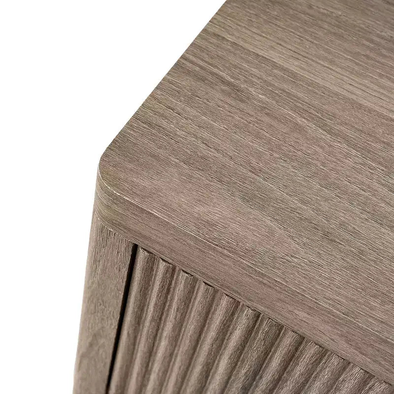 Table de chevet moderne du milieu du siècle avec tiroir – Table de nuit en MDF pour chambre à coucher