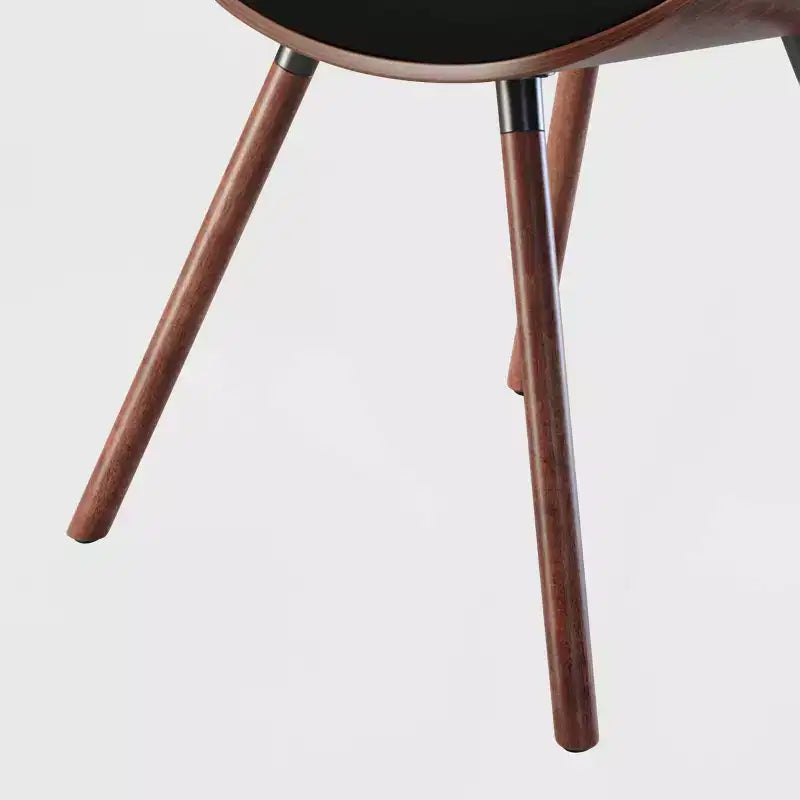 Chaise de salle à manger rembourrée avec cadre en contreplaqué – Tissu de lin