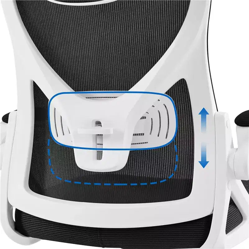 Chaise de bureau ergonomique en maille avec accoudoirs – Chaise d'ordinateur ergonomique