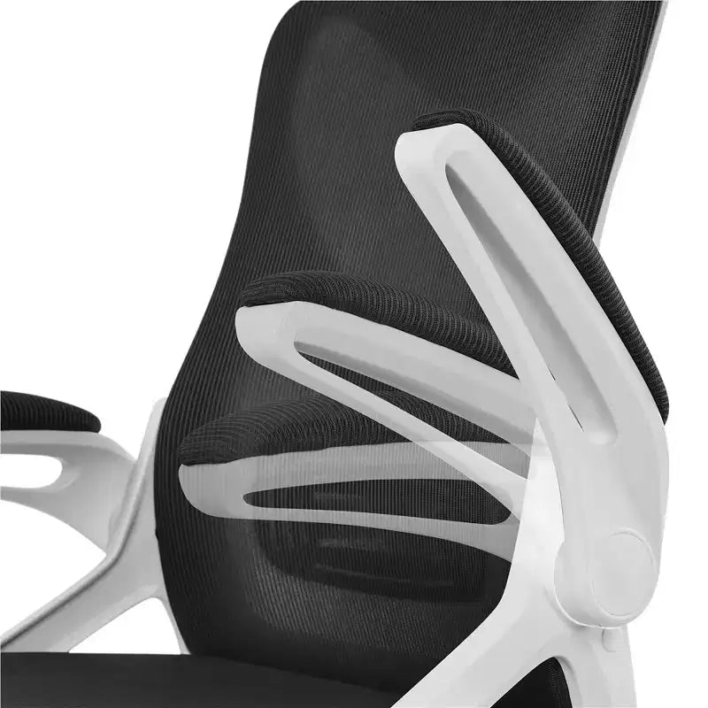 Chaise de bureau ergonomique en maille avec accoudoirs – Chaise d'ordinateur ergonomique