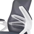 Chaise de bureau ergonomique en maille avec accoudoirs – Chaise d'ordinateur ergonomique